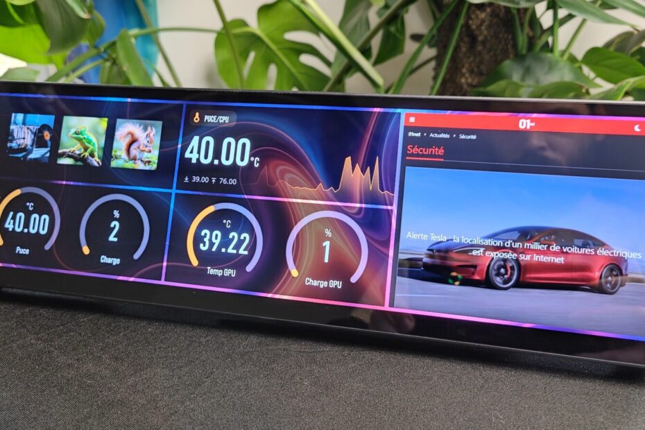 un écran compagnon innovant avec du potentiel