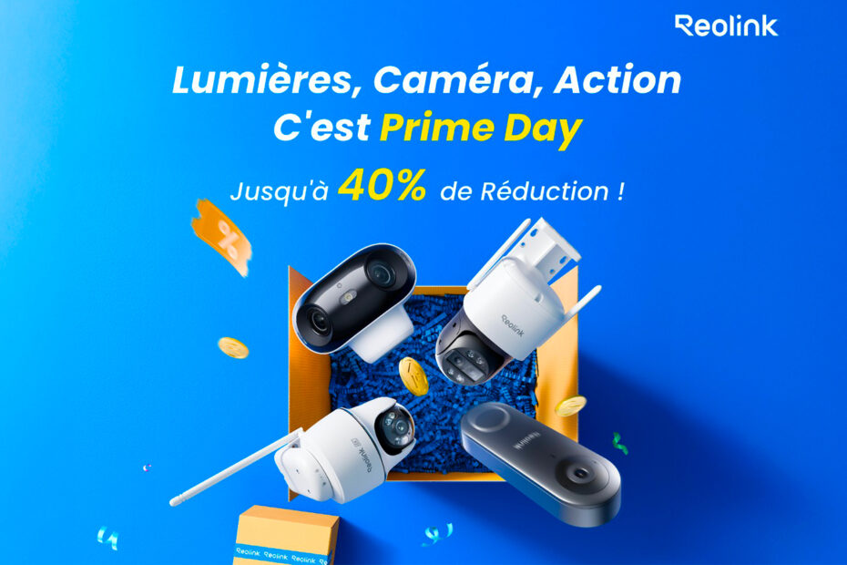 Caméra, sonnette connectée... jusqu'à -40% de réduction sur les produits Reolink pour Prime Day