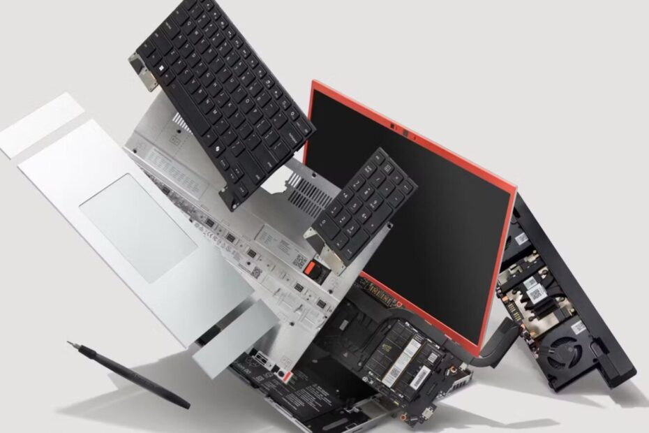 une carte graphique interchangeable comme sur un PC de bureau, une première