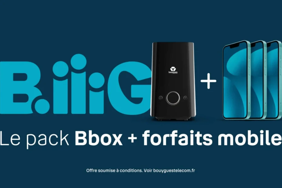 Avec les offres BIG chez Bouygues, vous avez le droit à des réductions sur votre forfait mobile et fibre