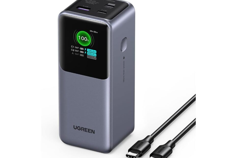 Cette batterie externe Ugreen 20000mAh 130W est à -40%, et elle charge aussi votre Mac