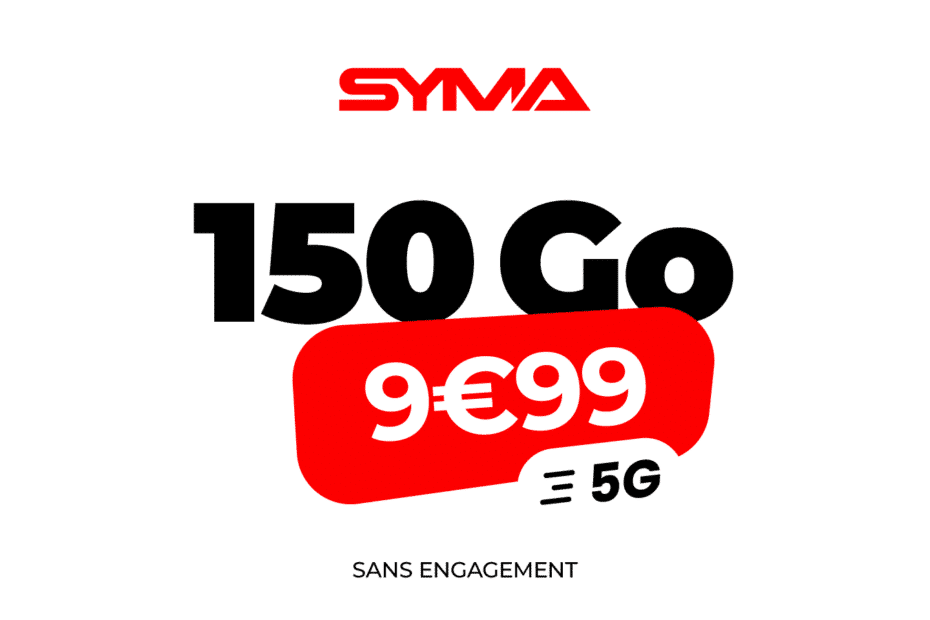 Syma frappe très fort avec ce forfait mobile 5G