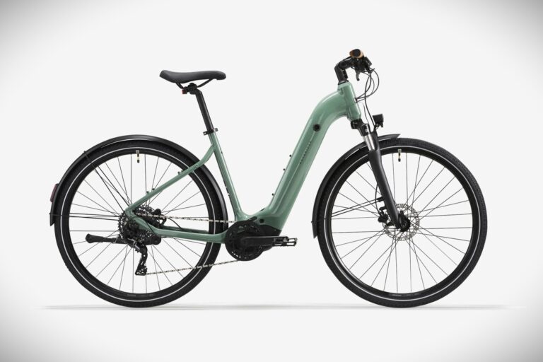 Décathlon dévoile son nouveau VTC Rockrider, un vélo électrique qui fait mieux que l’ancien pour le même prix