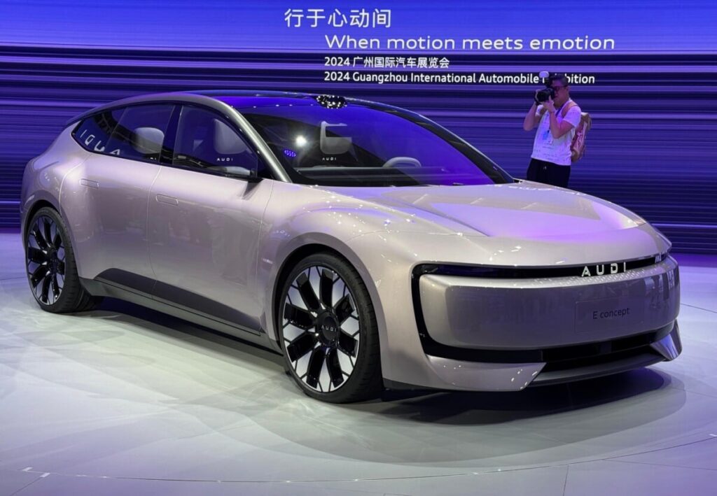 On a vu la nouvelle voiture électrique d’Audi, qui fait une croix sur un élément important de son héritage