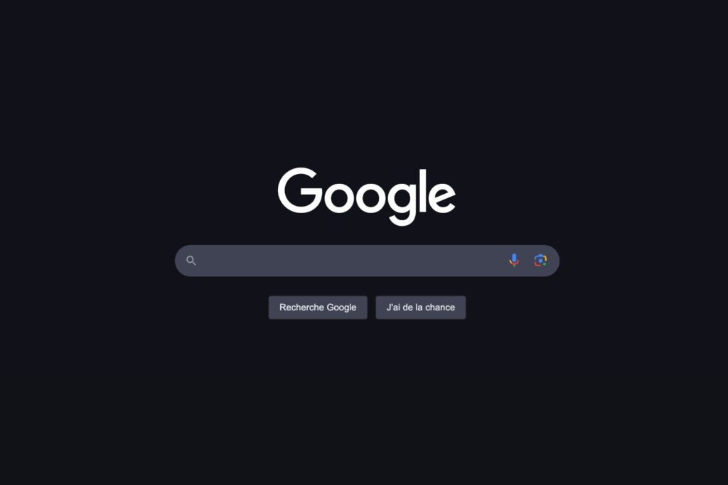 Recherche Google Page Accueil