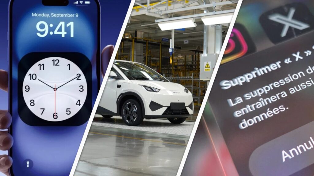 première voiture électrique européenne pour BYD, le bug du réveil de l'iPhone, supprimer son compte X/Twitter