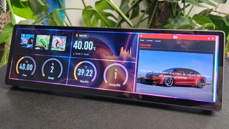 un écran compagnon innovant avec du potentiel