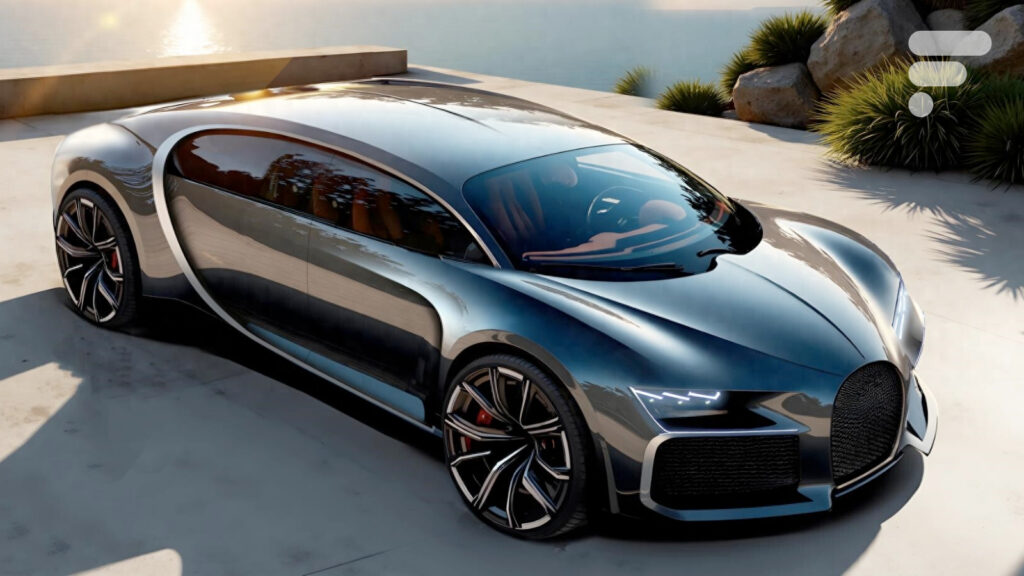 ce n’est pas une Bugatti mais la voiture électrique chinoise d’un fabricant d’aspirateurs
