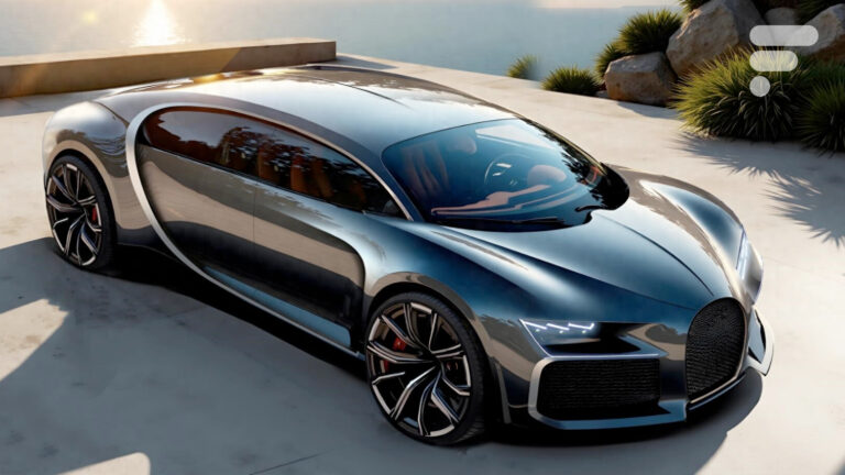 ce n’est pas une Bugatti mais la voiture électrique chinoise d’un fabricant d’aspirateurs