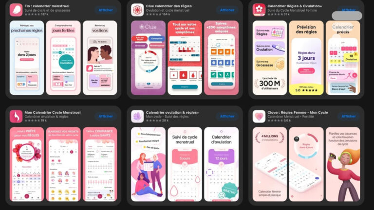 Clue, Flo, Drip… Les applications de suivi des règles « ne doivent pas être utilisées comme des moyens de contraception », note la répression des fraudes