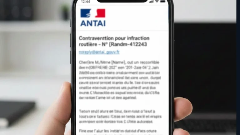 Une arnaque à l'amende impayée se propage en France, méfiez-vous des mails de l'ANTAI