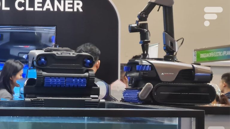 j'ai vu le robot de piscine du futur qui a un bras articulé pour servir l'apéro — Frandroid