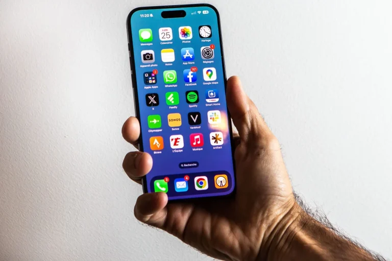 Ecran Accueil iPhone 15 Pro Max