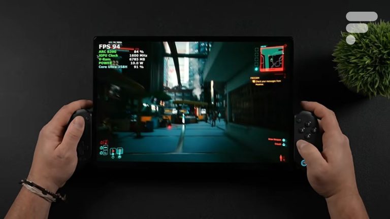 OneXPlayer Super V : la première tablette Panther Lake fait tourner Cyberpunk 2077 en 1800p sans carte graphique dédiée — Frandroid