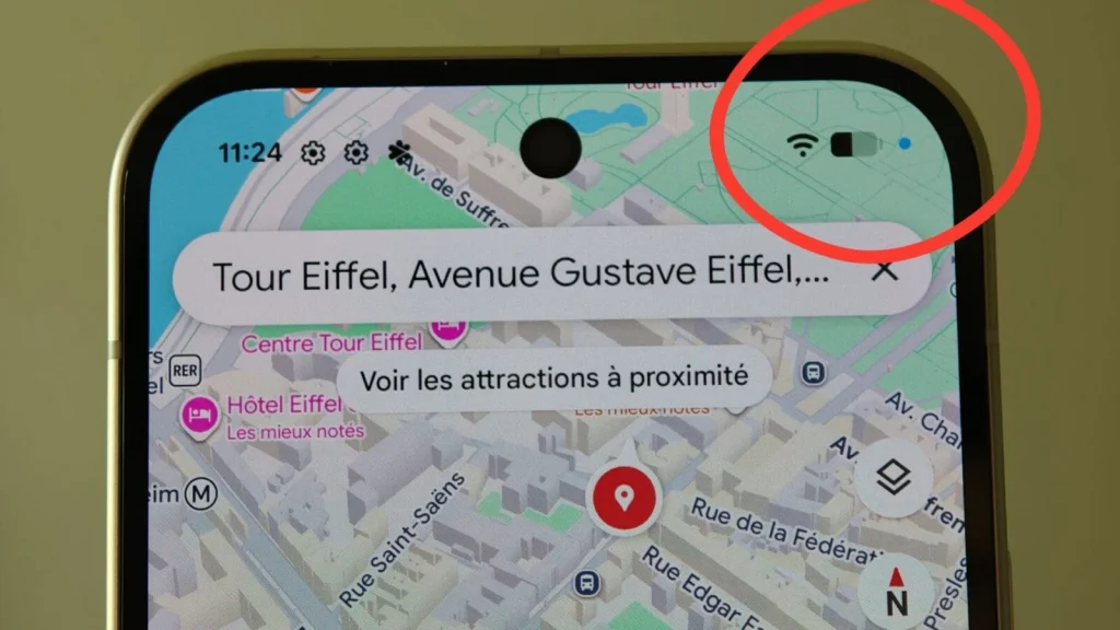 Un point bleu apparaît sur Android ? Voici ce qu’il signifie vraiment